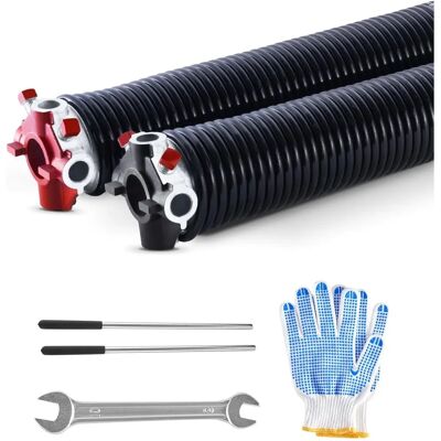 Vevor Resortes de torsión para puerta de garaje - 0,25 x 2 x 31 pulgadas - Revestimiento negro - Repuesto Vevor Resortes de torsión para puerta de garaje - 0,25 x 2 x 31 pulgadas - Revestimiento negro - Repuesto
