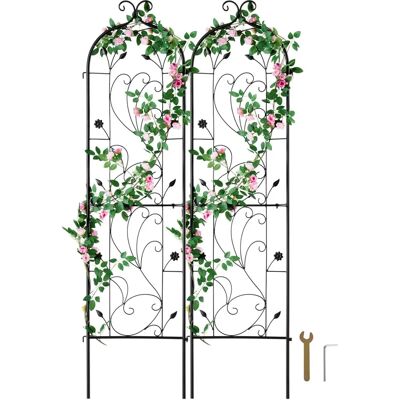 Vevor Puutarhaverkko - 60x15 tuumaa, 2 kpl, ruostumaton metallipinta Vevor Puutarhaverkko - 60x15 tuumaa, 2 kpl, ruostumaton metallipinta