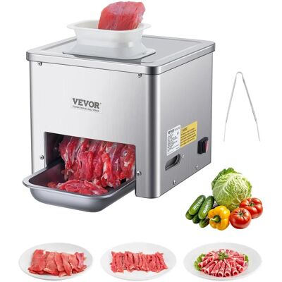 Vevor Fleischschneider - Leistungsstark 550W, Einstellbare Dicke 2,5-10mm Vevor Fleischschneider - Leistungsstark 550W, Einstellbare Dicke 2,5-10mm