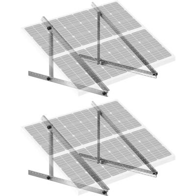 Supporto pannello solare regolabile VEVOR - 0-90° 114cm 2 Pezzi Supporto pannello solare regolabile VEVOR - 0-90° 114cm 2 Pezzi