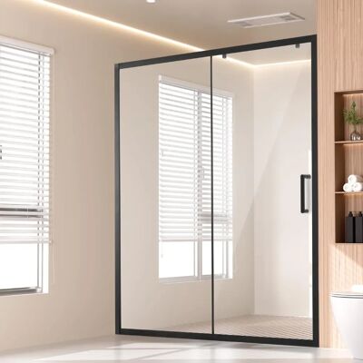 VEVOR Black 1459-1499x1778mm Reversible Shower Door VEVOR Black 1459-1499x1778mm Reversible Shower Door