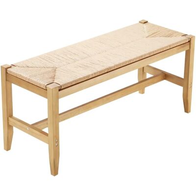 Vevor Ratanová lavice - Handgeflochtener, Stabil, 113 kg Belastbar Vevor Ratanová lavice - Handgeflochtener, Stabil, 113 kg Belastbar