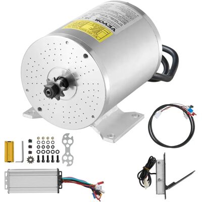Vevor Kit moteur électrique sans balais DC 1800W - 48V 4500rpm - Contrôleur de vitesse amélioré & pédale - Publicité Vevor Kit moteur électrique sans balais DC 1800W - 48V 4500rpm - Contrôleur de vitesse amélioré & pédale - Publicité