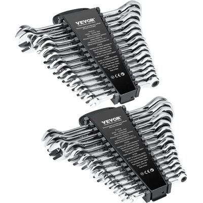 VEVOR Ensemble de Clés 30 Pièces - SAE & Métrique, 8-24mm, 1/4-1 pouce - Publicité VEVOR Ensemble de Clés 30 Pièces - SAE & Métrique, 8-24mm, 1/4-1 pouce - Publicité