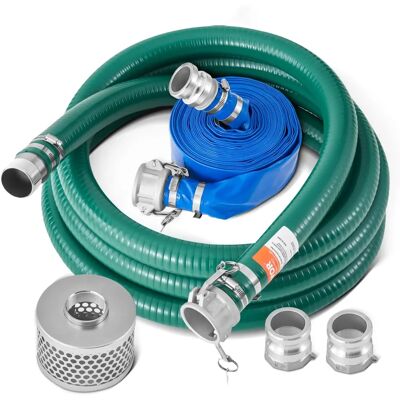 Vevor Kit tubi per pompa acqua - Verde 6.1m Blu 19.81m Vevor Kit tubi per pompa acqua - Verde 6.1m Blu 19.81m