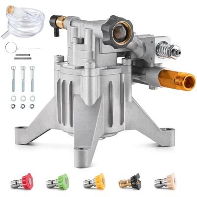 Pompe de Nettoyeur Haute Pression Vevor - 3300 PSI, Arbre 7/8", 3.0GPM, Kit de Remplacement - Publicité Pompe de Nettoyeur Haute Pression Vevor - 3300 PSI, Arbre 7/8", 3.0GPM, Kit de Remplacement - Publicité