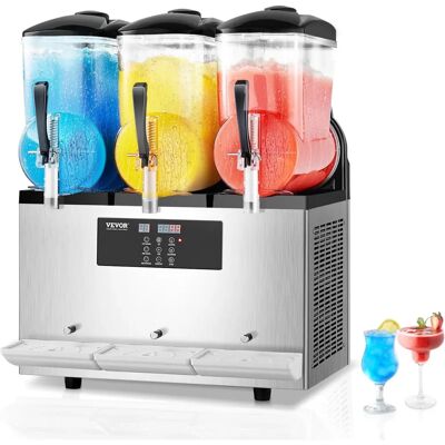 VEVOR Kommerzielle Slush-Maschine mit 3 12L Tanks - Hochverkehr VEVOR Kommerzielle Slush-Maschine mit 3 12L Tanks - Hochverkehr