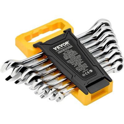 Vevor Compact Wrench Set - 8-Piece Metric Ratcheting Tool Vevor Compact Wrench Set - 8-Piece Metric Ratcheting Tool