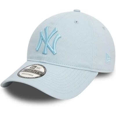 Casquette Yankees Bleue New Era - Ajustable 6-Panneaux - Publicité Casquette Yankees Bleue New Era - Ajustable 6-Panneaux - Publicité