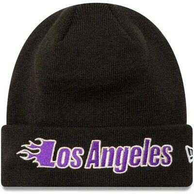 New Era Lakers Beanie - Unisex - Schwarz - NBA Metallic Logo New Era Lakers Beanie - Unisex - Schwarz - NBA Metallic Logo