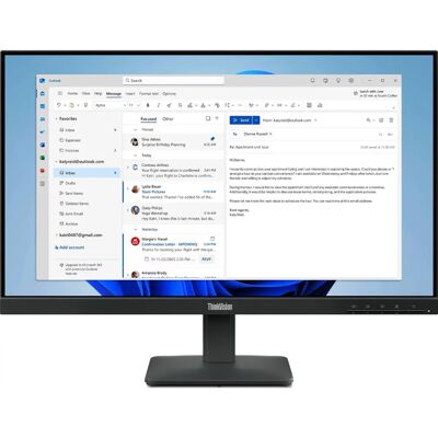 Lenovo ThinkVision S24-4e - 23,8'' IPS Full HD Fekete Lenovo ThinkVision S24-4e - 23,8'' IPS Full HD Fekete