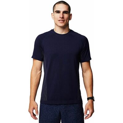 FABLETICS T-shirt Homme The Training Day Bleu Marine - T-shirt de sport - Publicité FABLETICS T-shirt Homme The Training Day Bleu Marine - T-shirt de sport - Publicité