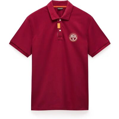 Napapijri - Cotton polo shirt - Rød - XL - Polo shirt Napapijri - Cotton polo shirt - Rød - XL - Polo shirt