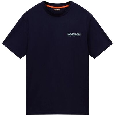 Napapijri S Dati T-Shirt Marineblau/Schwarz/Blau - Herren Napapijri S Dati T-Shirt Marineblau/Schwarz/Blau - Herren