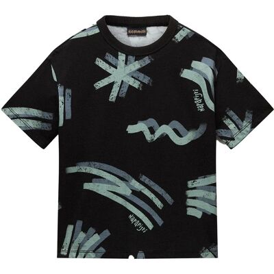 Napapijri Lieto Maglietta Bambini Nera - T-Shirt Napapijri Lieto Maglietta Bambini Nera - T-Shirt