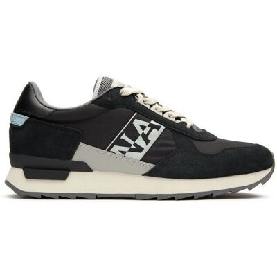 Napapijri Stab Trainers - Retro-Laufschuhe, Nylon & Wildleder, Gummisohle Napapijri Stab Trainers - Retro-Laufschuhe, Nylon & Wildleder, Gummisohle