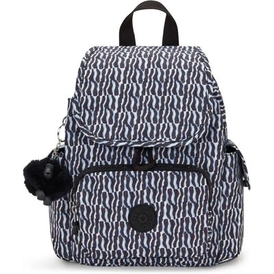 Kipling City Pack Mini Small Holiday Waves Backpack - Back-to-School Kipling City Pack Mini Small Holiday Waves Backpack - Back-to-School