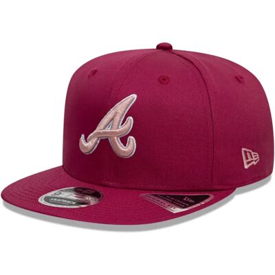 New Era 9FIFTY Cap - Gesticktes MLB Atlanta Braves - S/Rot New Era 9FIFTY Cap - Gesticktes MLB Atlanta Braves - S/Rot