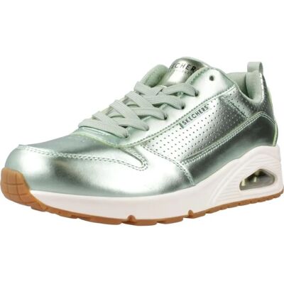 Zapatillas Skechers Uno Metálicas Verde - Zapatos Deportivos de Perfil Bajo Zapatillas Skechers Uno Metálicas Verde - Zapatos Deportivos de Perfil Bajo