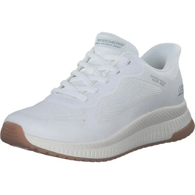 Skechers Bobs Squad 4 Slip-On Sneaker - Weiß - Turnschuh Skechers Bobs Squad 4 Slip-On Sneaker - Weiß - Turnschuh