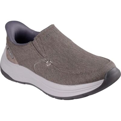 Skechers Decklan-Gulliver Taupe Slip-on Buty - Buty Skechers Decklan-Gulliver Taupe Slip-on Buty - Buty