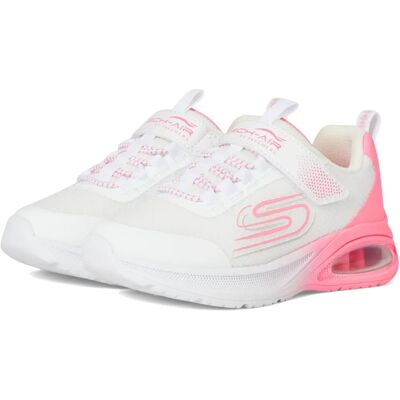 Skechers Dzieci Mikrospec Max Advance Fly 3.0 Biało/Różowe Buty Sportowe Skechers Dzieci Mikrospec Max Advance Fly 3.0 Biało/Różowe Buty Sportowe