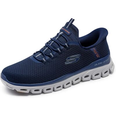 Skechers Navy Glide-Step Noxus Sneakers - Casual Sport Shoes Skechers Navy Glide-Step Noxus Sneakers - Casual Sport Shoes