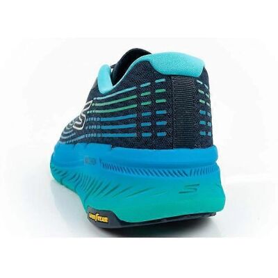Skechers Max Cushioning - Chaussures de course bleues - Publicité Skechers Max Cushioning - Chaussures de course bleues - Publicité