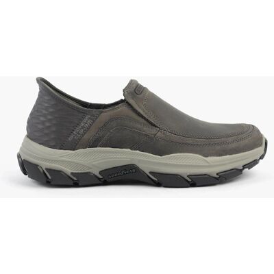 Skechers Elgin Graue Slip-On Schuhe - Slip-on Schuhe Skechers Elgin Graue Slip-On Schuhe - Slip-on Schuhe