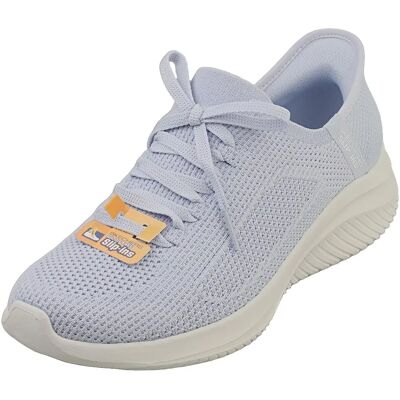 Skechers Ultra Flex 3.0 Vegan Light Blue Trainers - Casual Sports Shoe Skechers Ultra Flex 3.0 Vegan Light Blue Trainers - Casual Sports Shoe