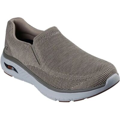 Skechers Herr Taupe Arch Fit Crosser Locke Träningsskor - Herrskor Skechers Herr Taupe Arch Fit Crosser Locke Träningsskor - Herrskor