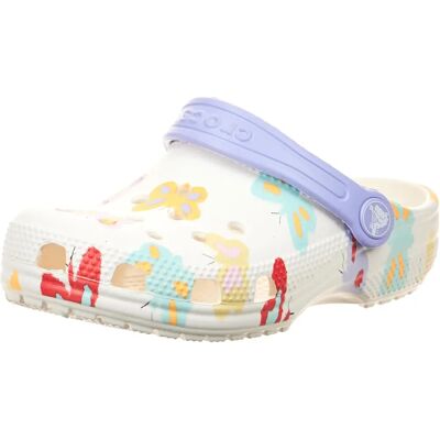 Crocs Enfants Classique Papillon Graphique Sabots - Publicité Crocs Enfants Classique Papillon Graphique Sabots - Publicité