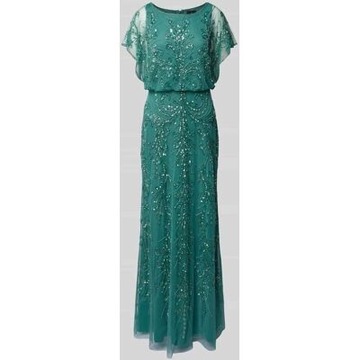 Adrianna Papell - Beaded Blouson Maxi - Grün Slate - Dress Adrianna Papell - Beaded Blouson Maxi - Grün Slate - Dress