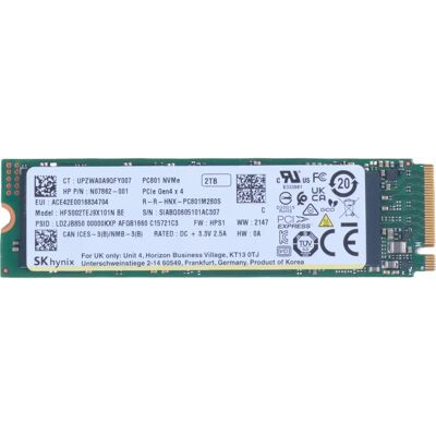 HP 2TB PCIe 4.0 SSD - Solid State Drive HP 2TB PCIe 4.0 SSD - Solid State Drive
