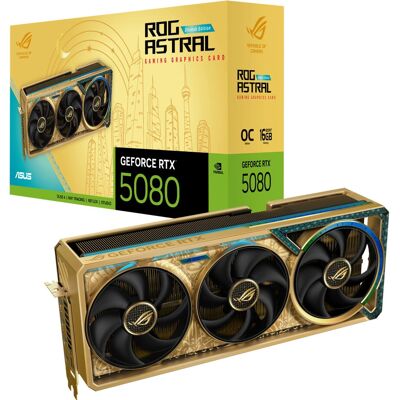 ASUS - ROG Astral RTX 5080 OC - 16 GB - Karta graficzna ASUS - ROG Astral RTX 5080 OC - 16 GB - Karta graficzna