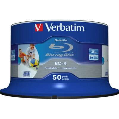 Verbatim - 43812 - 25GB - BD-R - Disco Blu-ray Verbatim - 43812 - 25GB - BD-R - Disco Blu-ray
