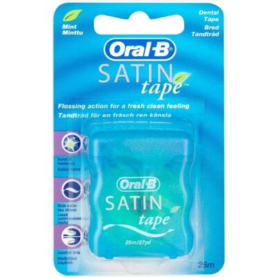 Oral-B Mint Satin Dental Tape - Dental Floss Oral-B Mint Satin Dental Tape - Dental Floss