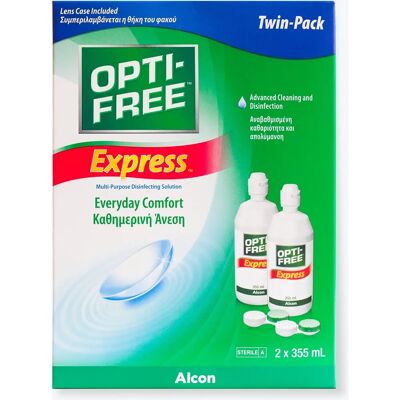 Alcon Opti-Free Express Contact Lens Solution - Contact Lens Solution Alcon Opti-Free Express Contact Lens Solution - Contact Lens Solution
