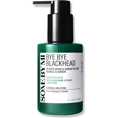 Some by Mi Bye Bye Blackhead 30 Days Miracle Green Tea Tox Bubble Cleanser (120 ml) Some by Mi Bye Bye Blackhead 30 Days Miracle Green Tea Tox Bubble Cleanser (120 ml)