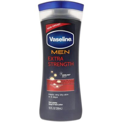 Lotion Extra Forte Vaseline pour Hommes - Corps, Hydratation Profonde, 10 Ounces - Publicité Lotion Extra Forte Vaseline pour Hommes - Corps, Hydratation Profonde, 10 Ounces - Publicité