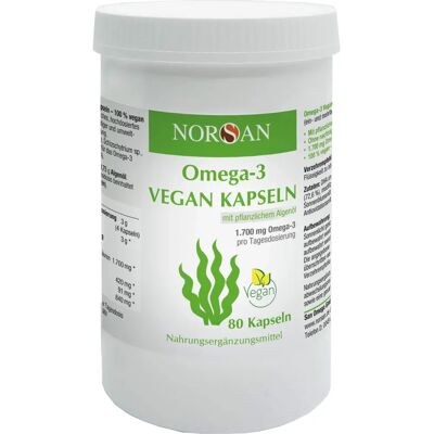 Norsan Omega-3 Vegan - Vegane Omega-3 Kapseln - Vegane Omega-3 Norsan Omega-3 Vegan - Vegane Omega-3 Kapseln - Vegane Omega-3