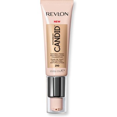 Revlon Fond de Teint Ocre Naturel - Anti-Pollution, Fini Naturel - Publicité Revlon Fond de Teint Ocre Naturel - Anti-Pollution, Fini Naturel - Publicité
