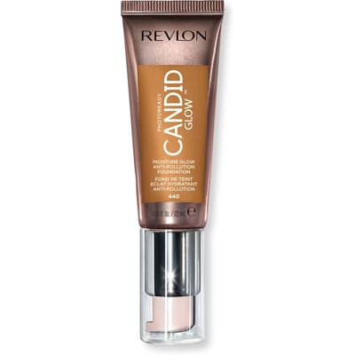 Revlon PhotoReady Candid Moisture Glow Foundation - 440 Caramel - Blue - Foundation Revlon PhotoReady Candid Moisture Glow Foundation - 440 Caramel - Blue - Foundation