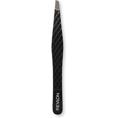Revlon Expert Tweezer Slant Tip - Tweezers, Stainless Steel, Black Revlon Expert Tweezer Slant Tip - Tweezers, Stainless Steel, Black