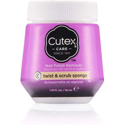 Cutex Modelo - Removedor de Esmalte Twist & Scrub - Removedor de Esmalte Cutex Modelo - Removedor de Esmalte Twist & Scrub - Removedor de Esmalte