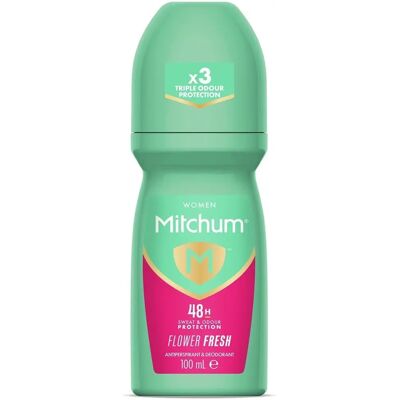 Mitchum Mitchum Flower Fresh Women Antiperspirant Roll-On - 100ml Mitchum Mitchum Flower Fresh Women Antiperspirant Roll-On - 100ml