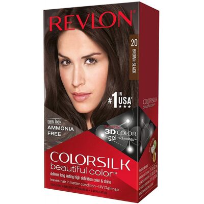 Revlon Marca Modello - Colore Capelli Castano Nero - Tinta per Capelli Revlon Marca Modello - Colore Capelli Castano Nero - Tinta per Capelli