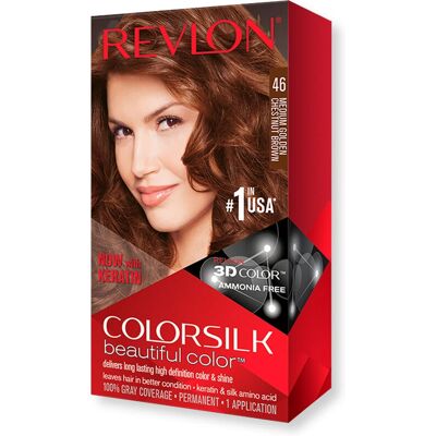 Revlon ColorSilk Goud Cobrizo Bruin - Haarverf Revlon ColorSilk Goud Cobrizo Bruin - Haarverf