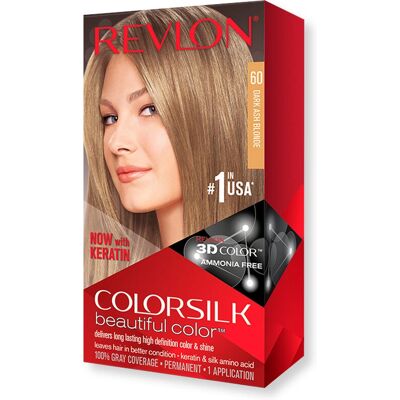 Revlon ColorSilk Dark Ash Blonde - Hair Color Revlon ColorSilk Dark Ash Blonde - Hair Color
