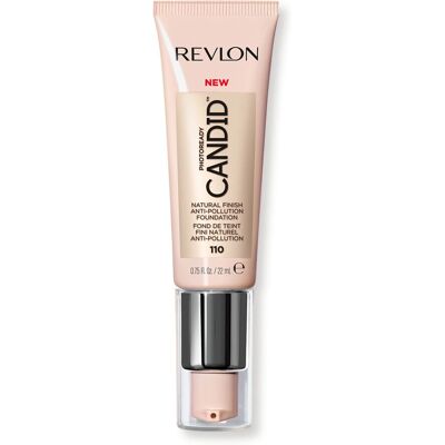 Fond de Teint Revlon PhotoReady Candid - Porcelaine - Anti-pollution - Fini naturel - Publicité Fond de Teint Revlon PhotoReady Candid - Porcelaine - Anti-pollution - Fini naturel - Publicité
